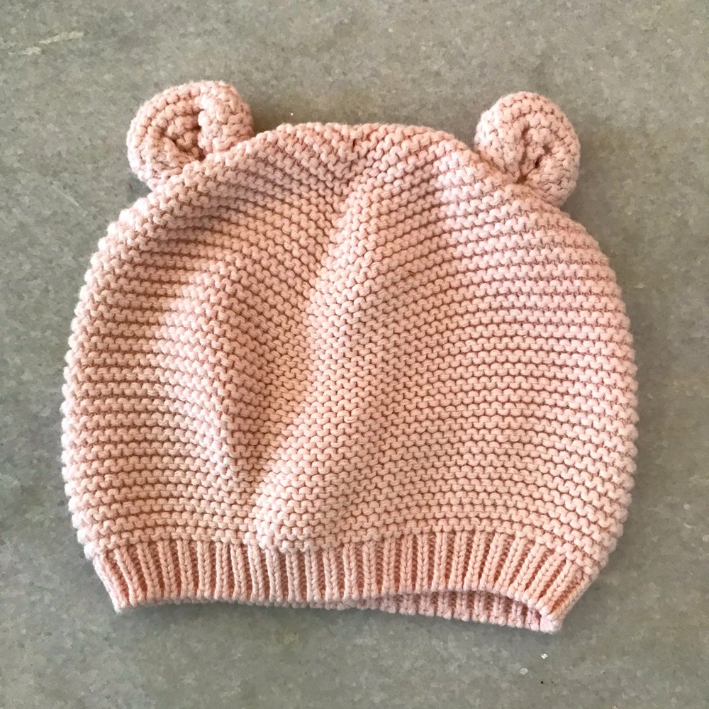Baby Gap 0-3 month pink beanie